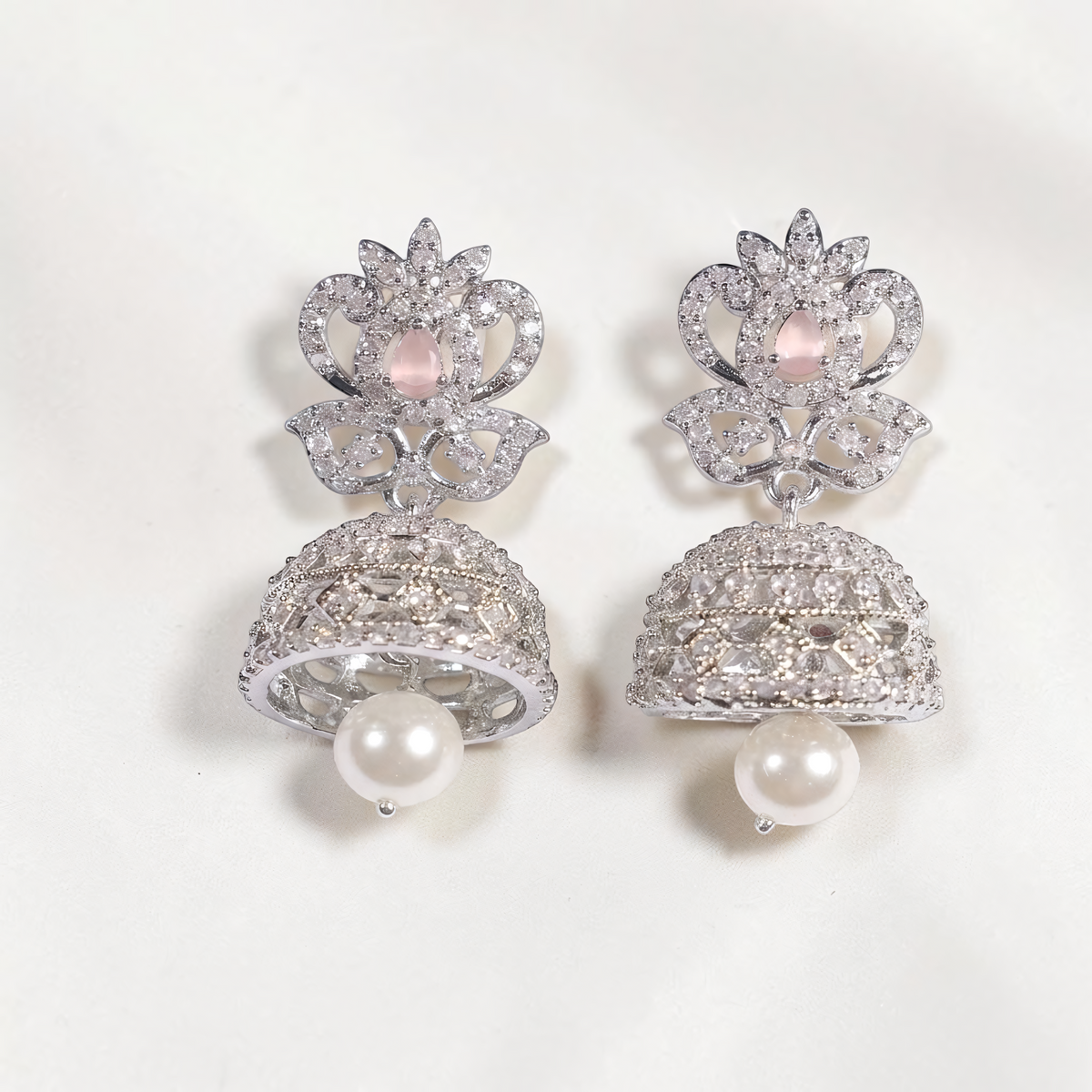 Pink Jhumka