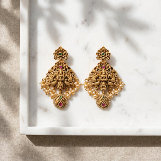 Peacock Earrings