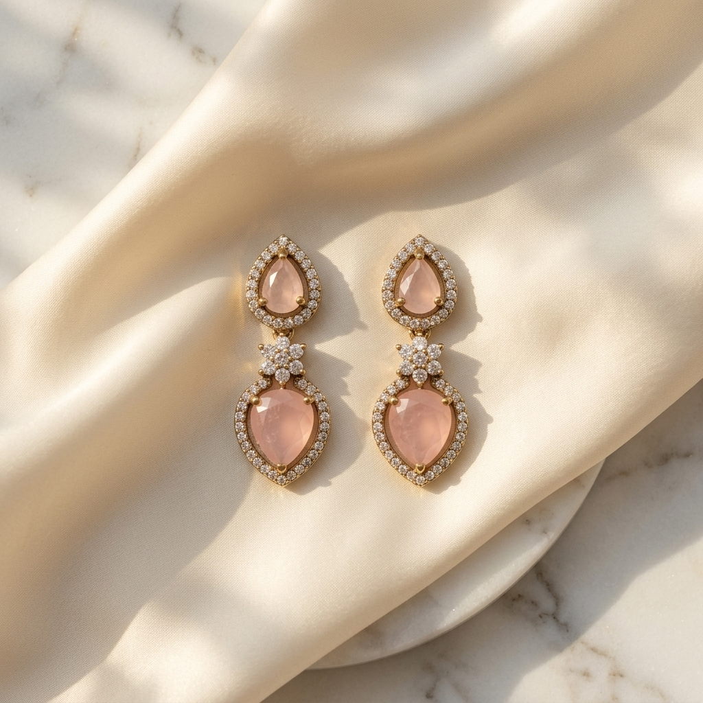 Pink Earrings