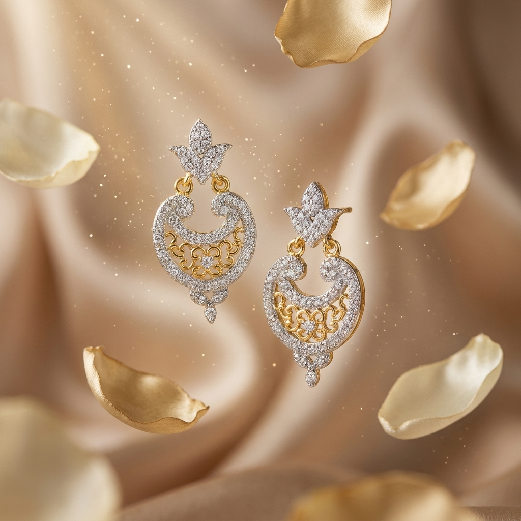 Dual-Tone Earrings