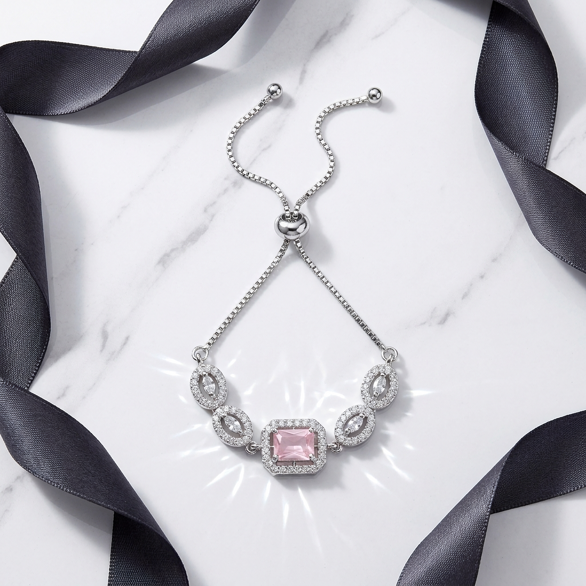 Rhoduim-tone Bracelet