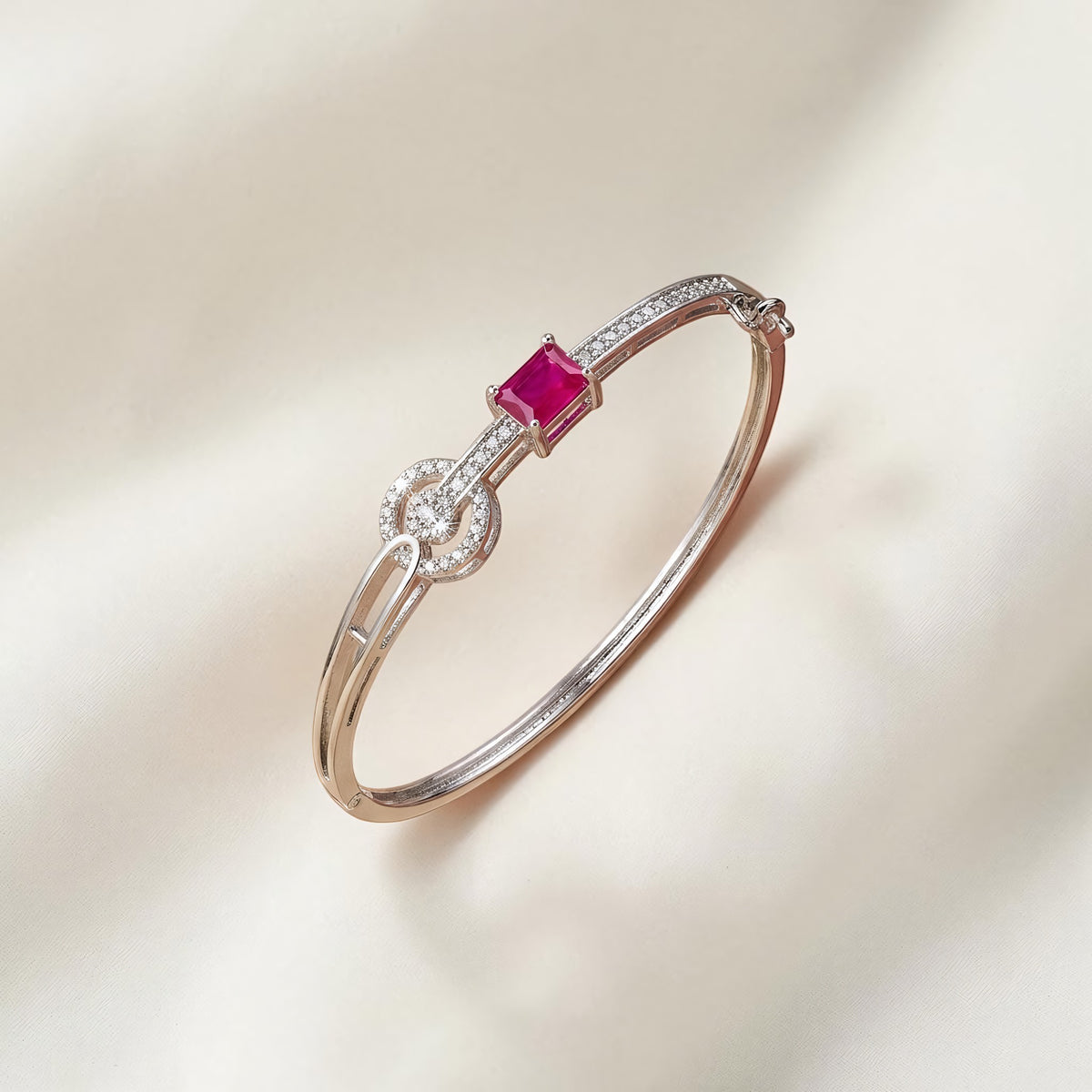 Rhoduim-tone Bangle