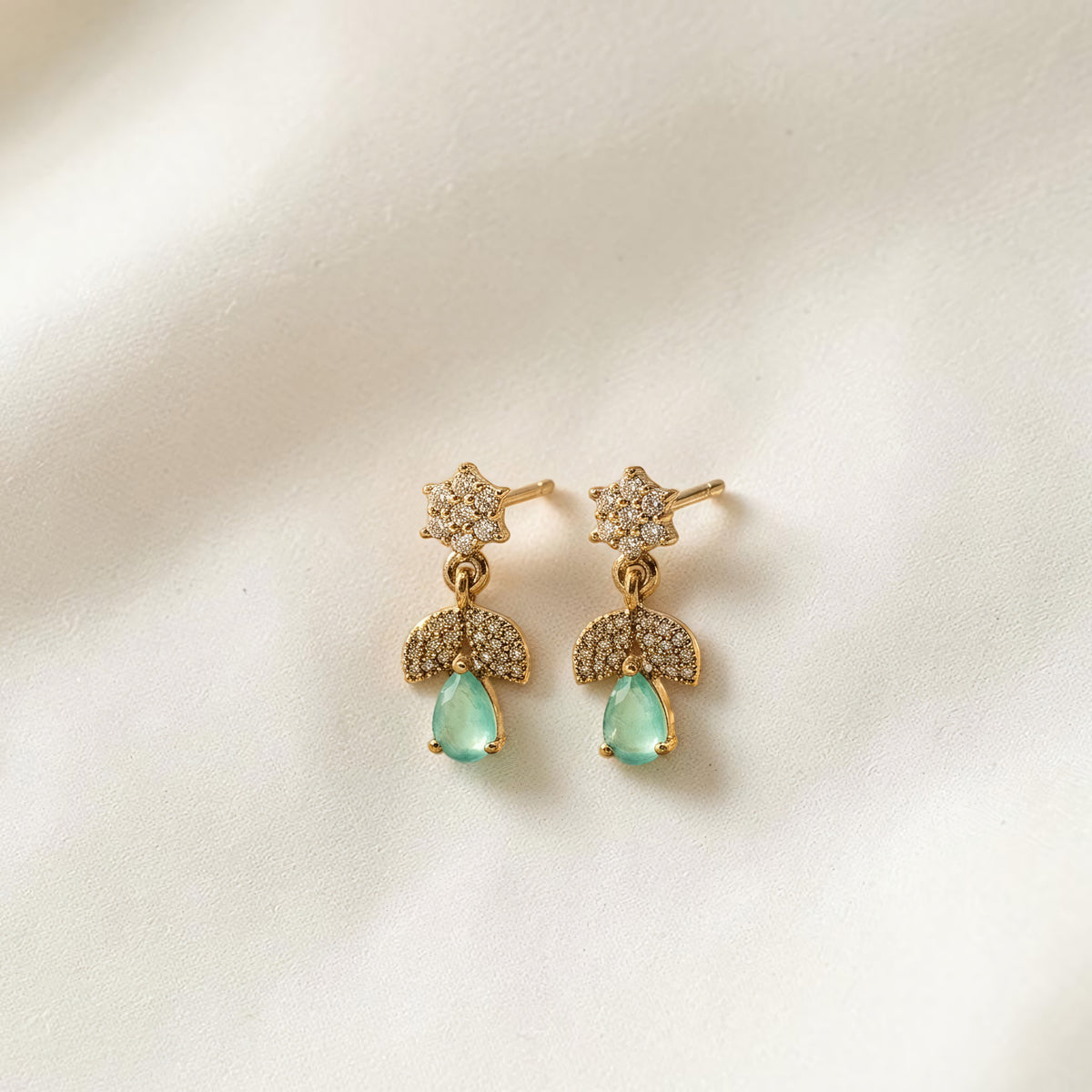 Green Earrings