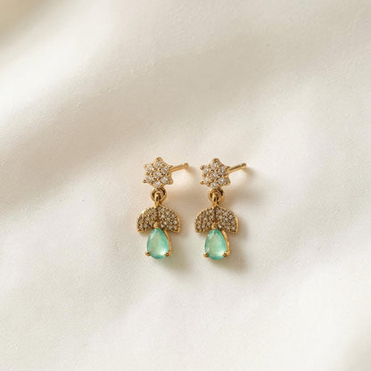 Green Earrings