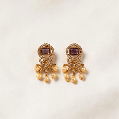 Purple Earrings