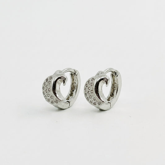 Radiant Pavé Huggie