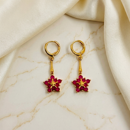 Ruby Floral Star