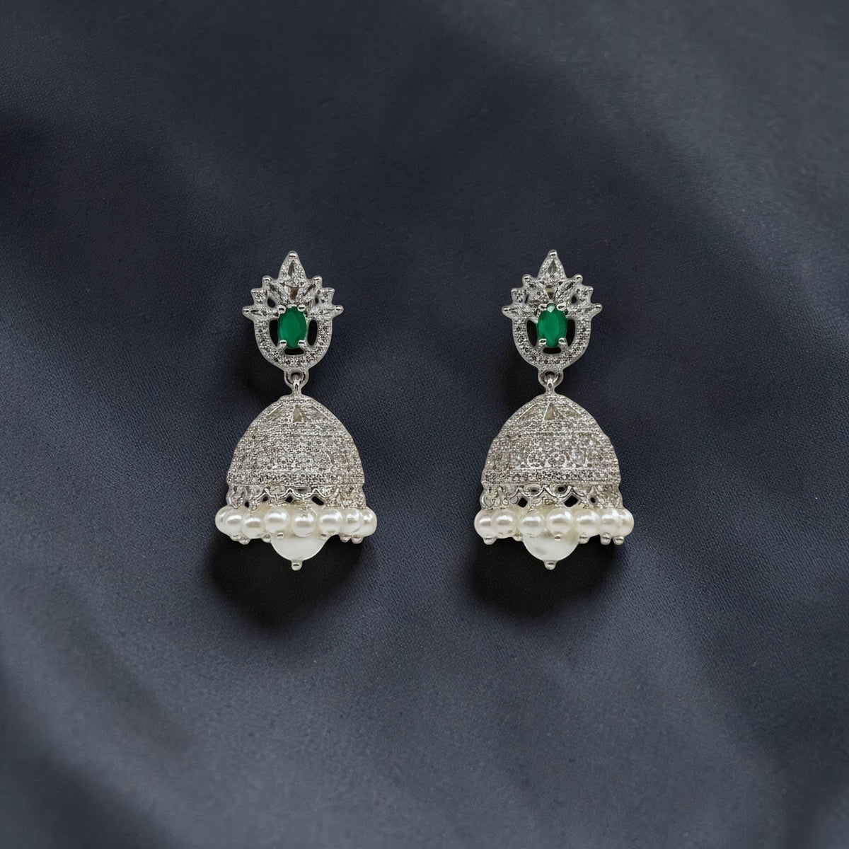 Green Jhumka