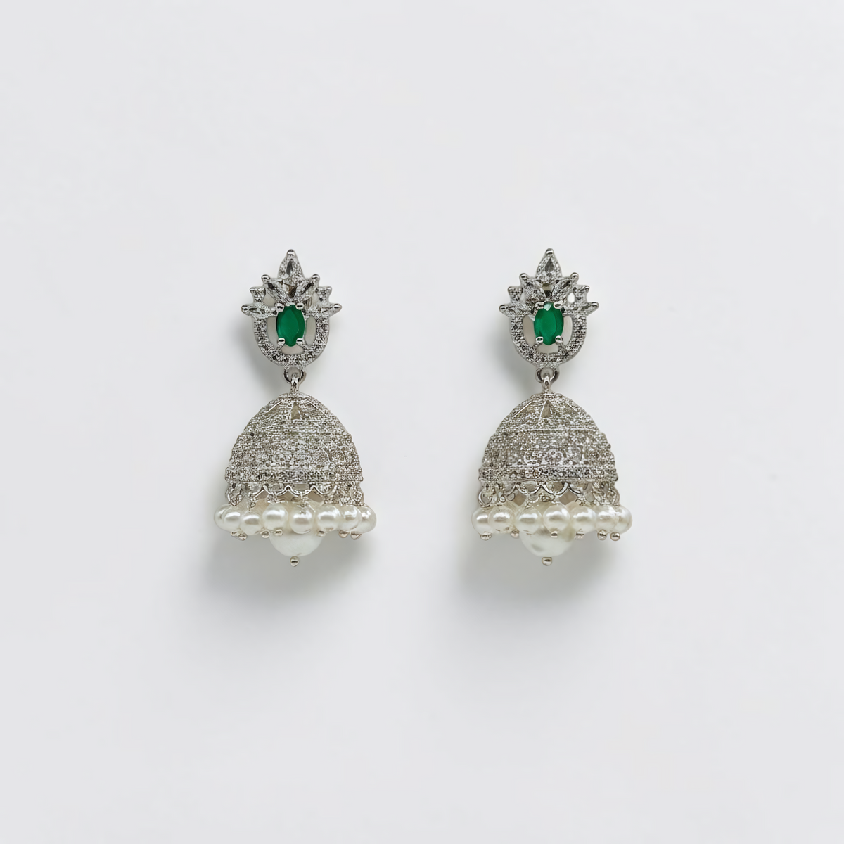 Green Jhumka