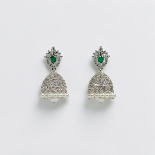 Green Jhumka
