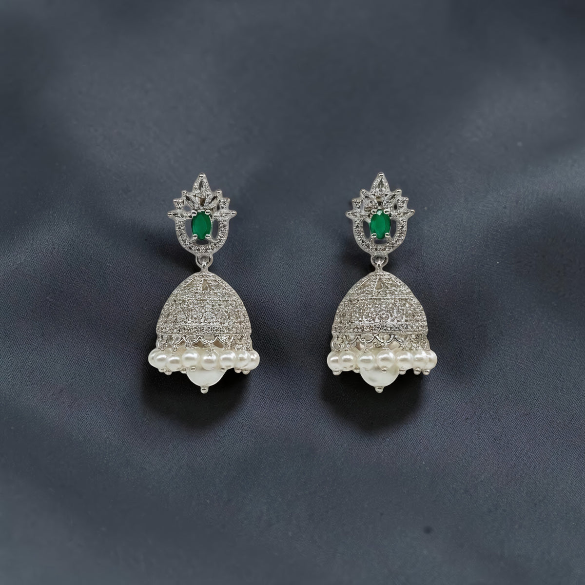 Green Jhumka