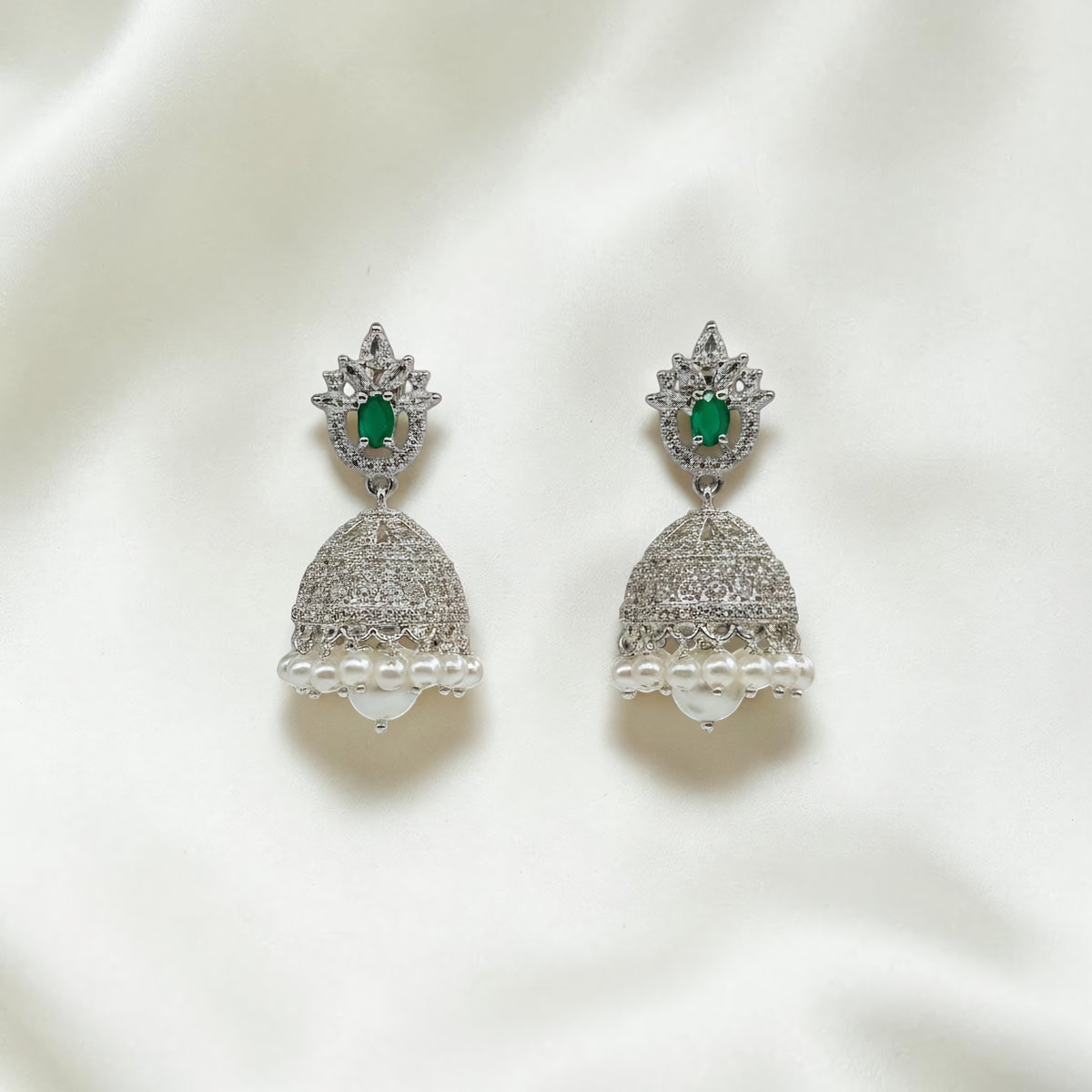 Green Jhumka