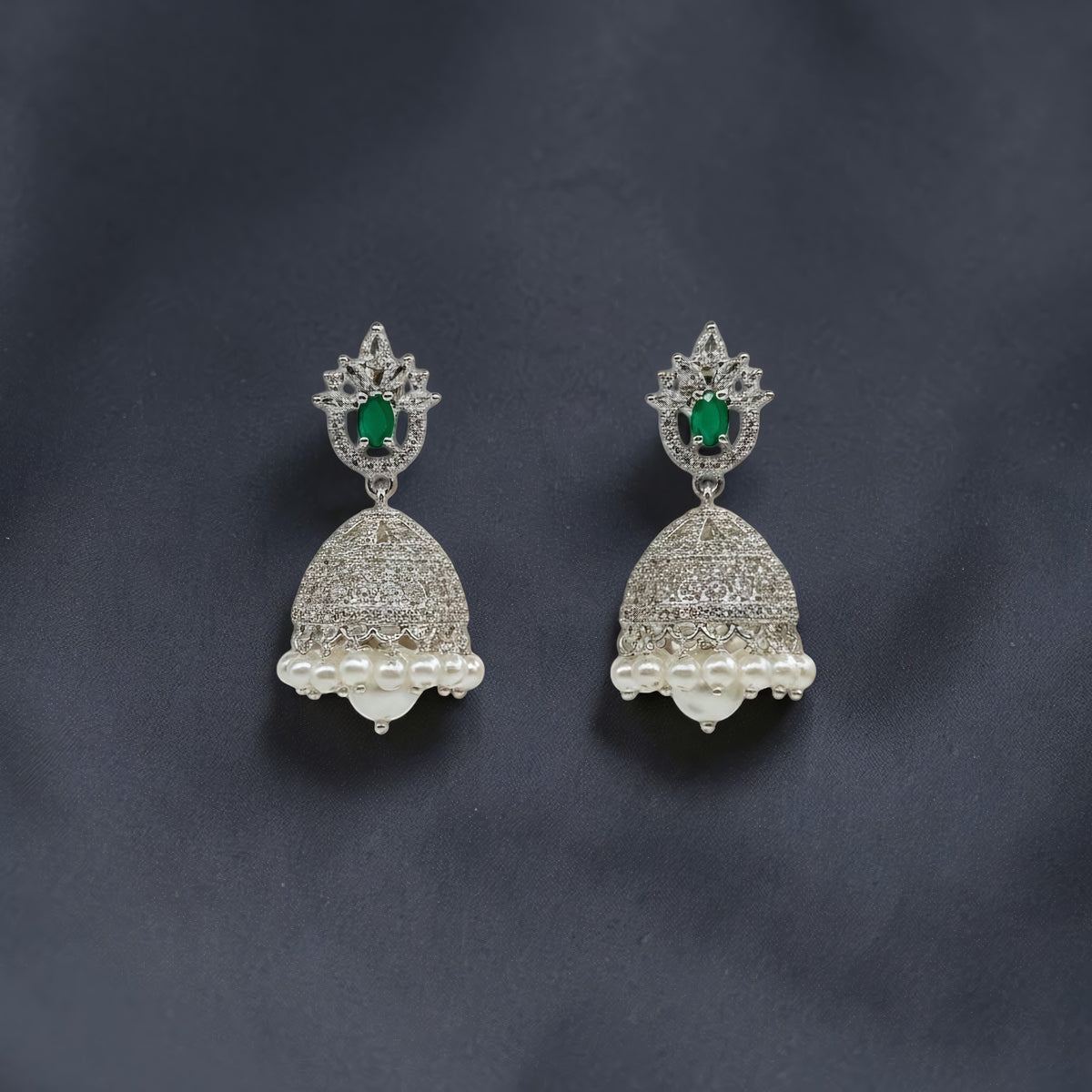Green Jhumka