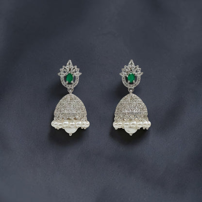 Green Jhumka