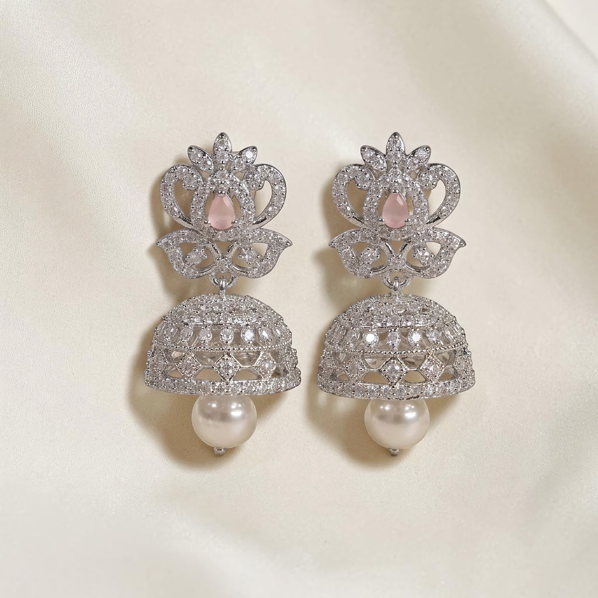 Pink Jhumka