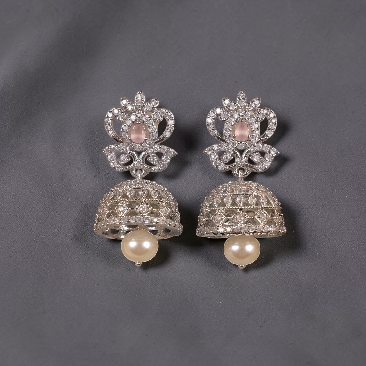 Pink Jhumka