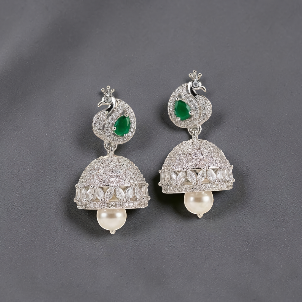 Peacock Jhumka