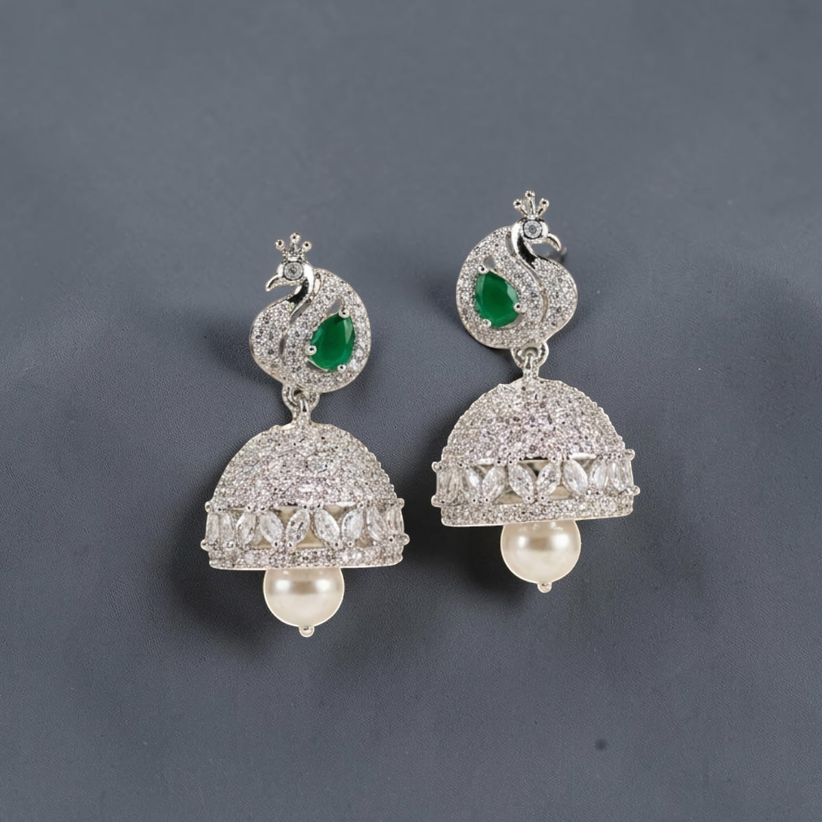 Peacock Jhumka