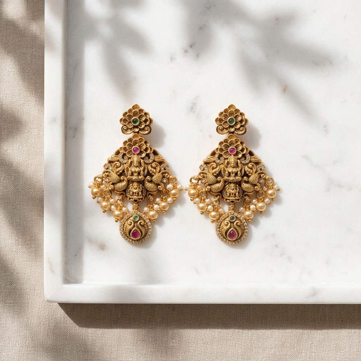 Peacock Earrings