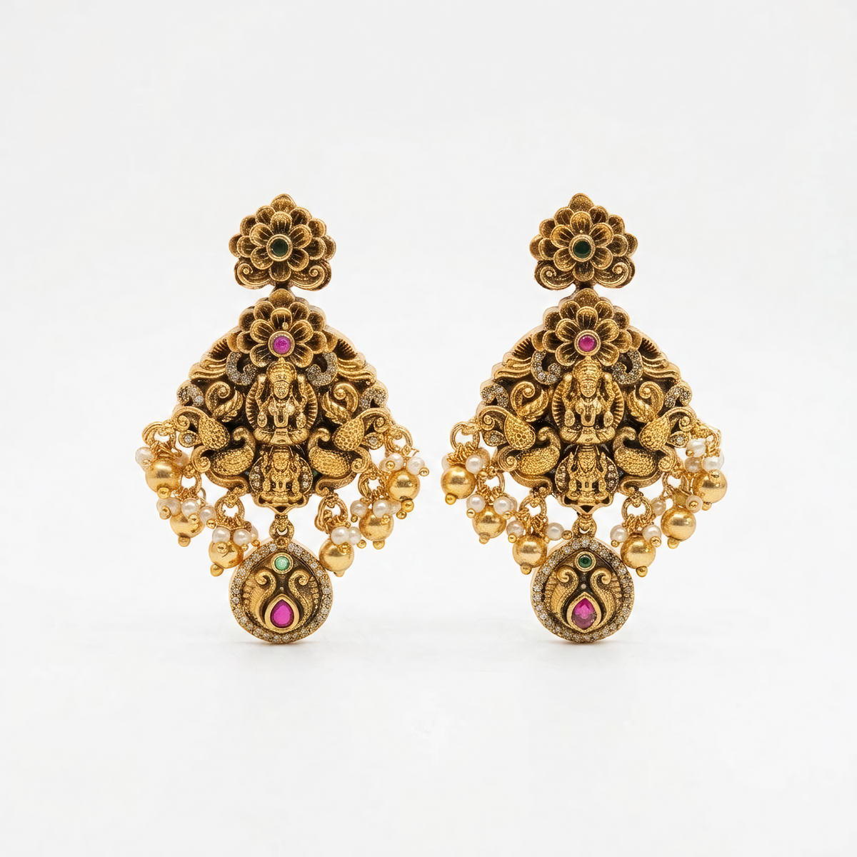 Peacock Earrings