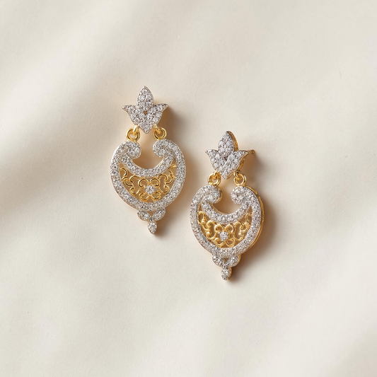 Dual-Tone Earrings