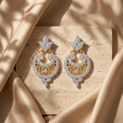 Dual-Tone Earrings