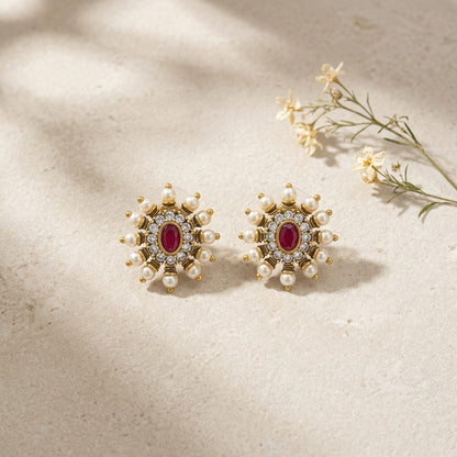 Ruby Studs