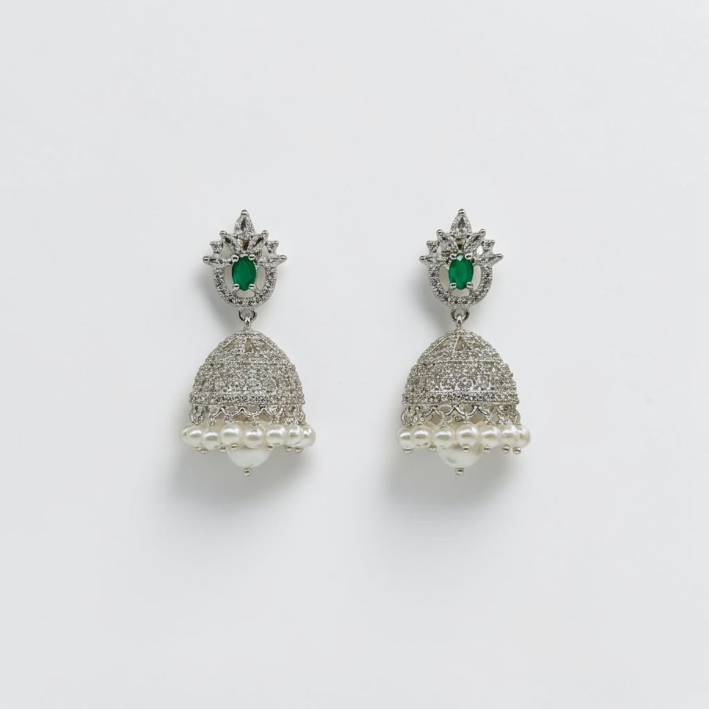 Green Jhumka