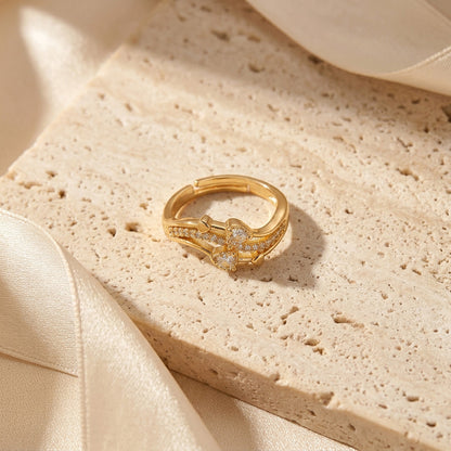 Twin Heart Ring