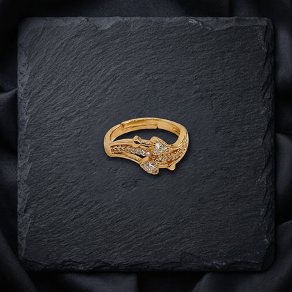 Twin Heart Ring
