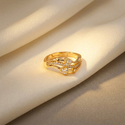 Twin Heart Ring