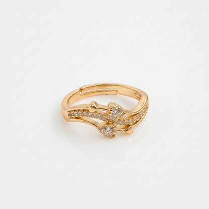 Twin Heart Ring