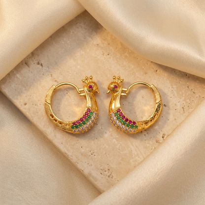 Chunky Polished Hoop - alternate lighting view