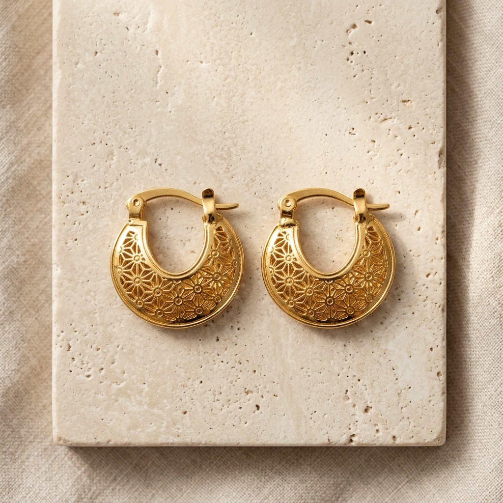 Filigree Crescent - side angle view