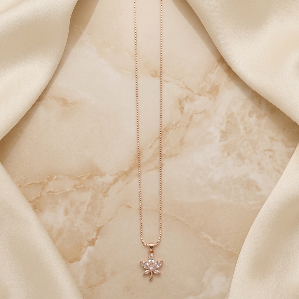Blossom Pendant - worn/model view