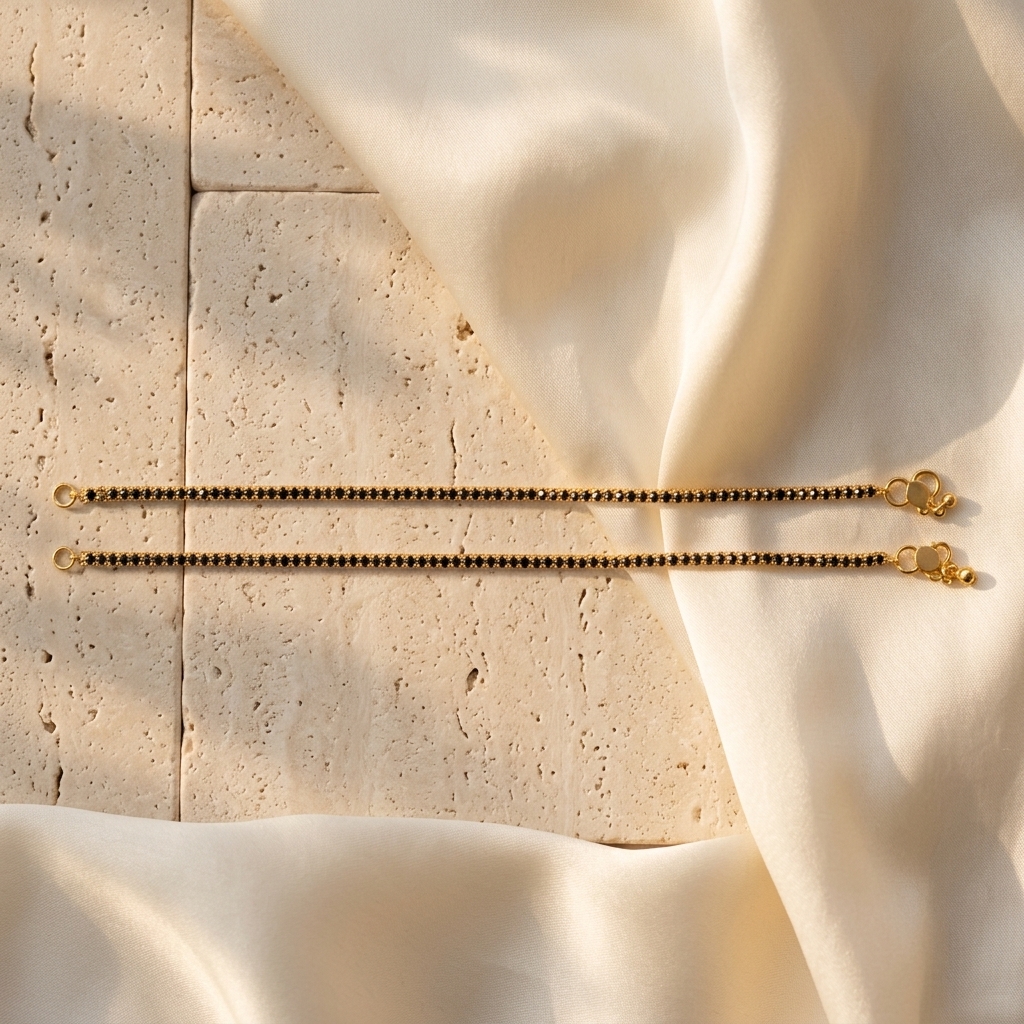 Black Payal - close-up detail view