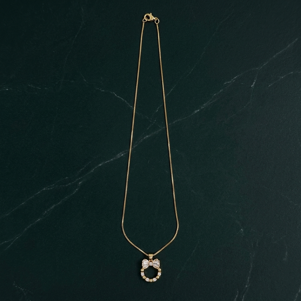 Bow Pendant - front view