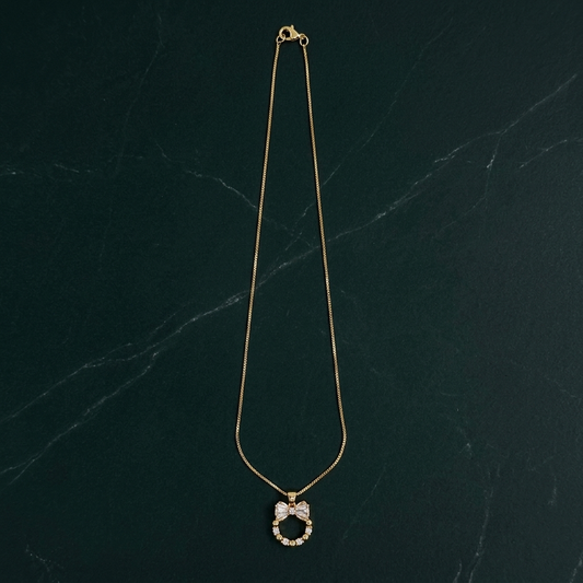 Bow Pendant - front view