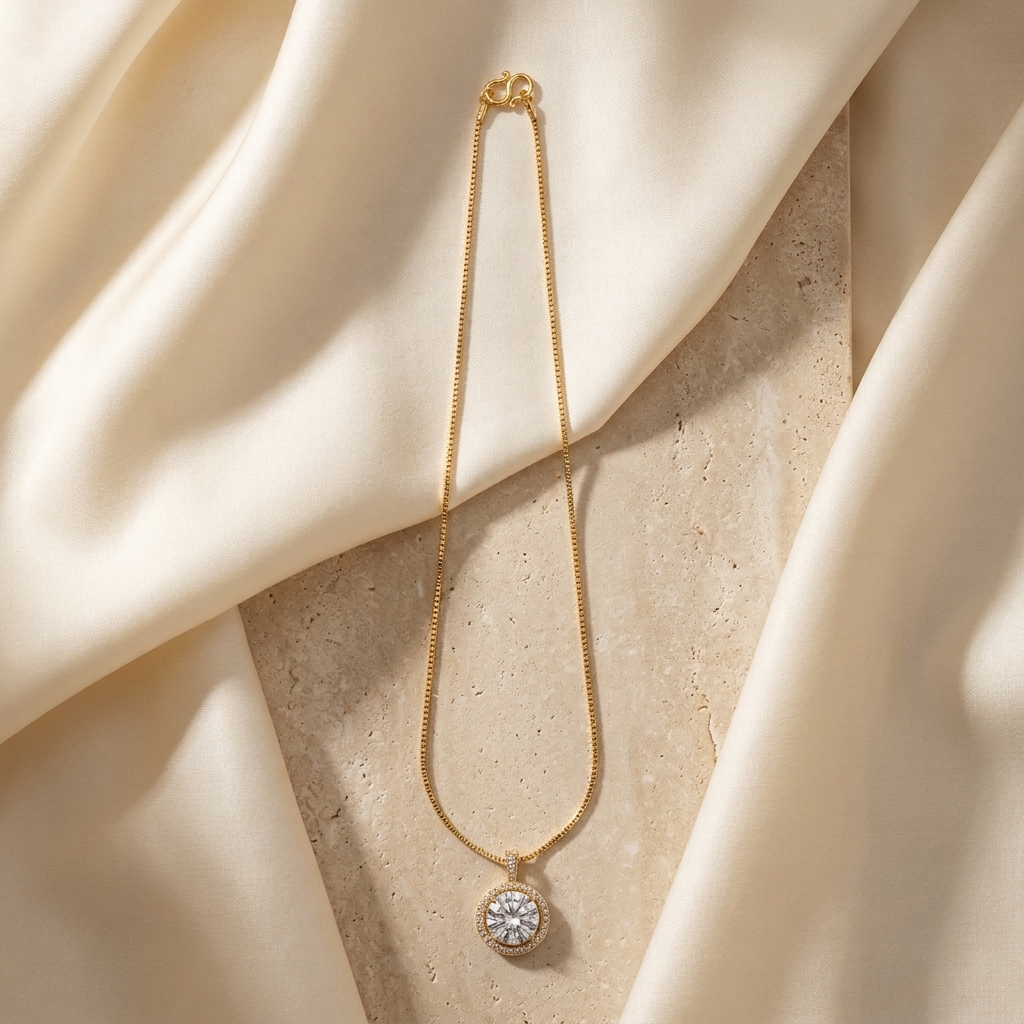 Halo Pendant - side angle view