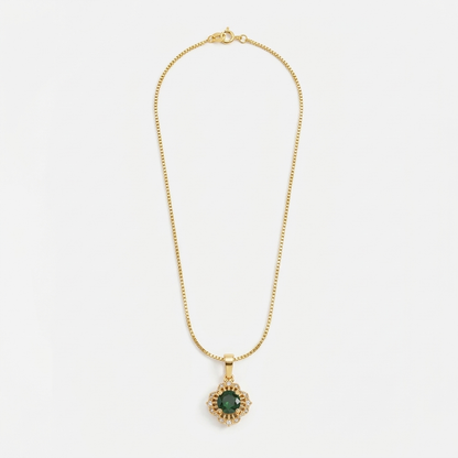Emerald Pendant - alternate lighting view
