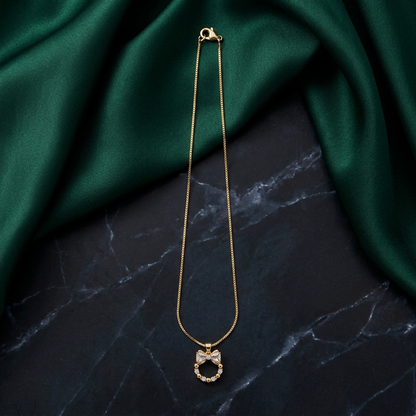 Bow Pendant - close-up detail view