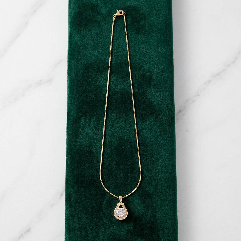 Teardrop Pendant - front view