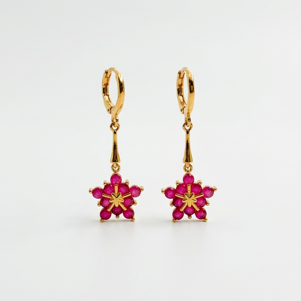 Ruby Floral Star - packaging view