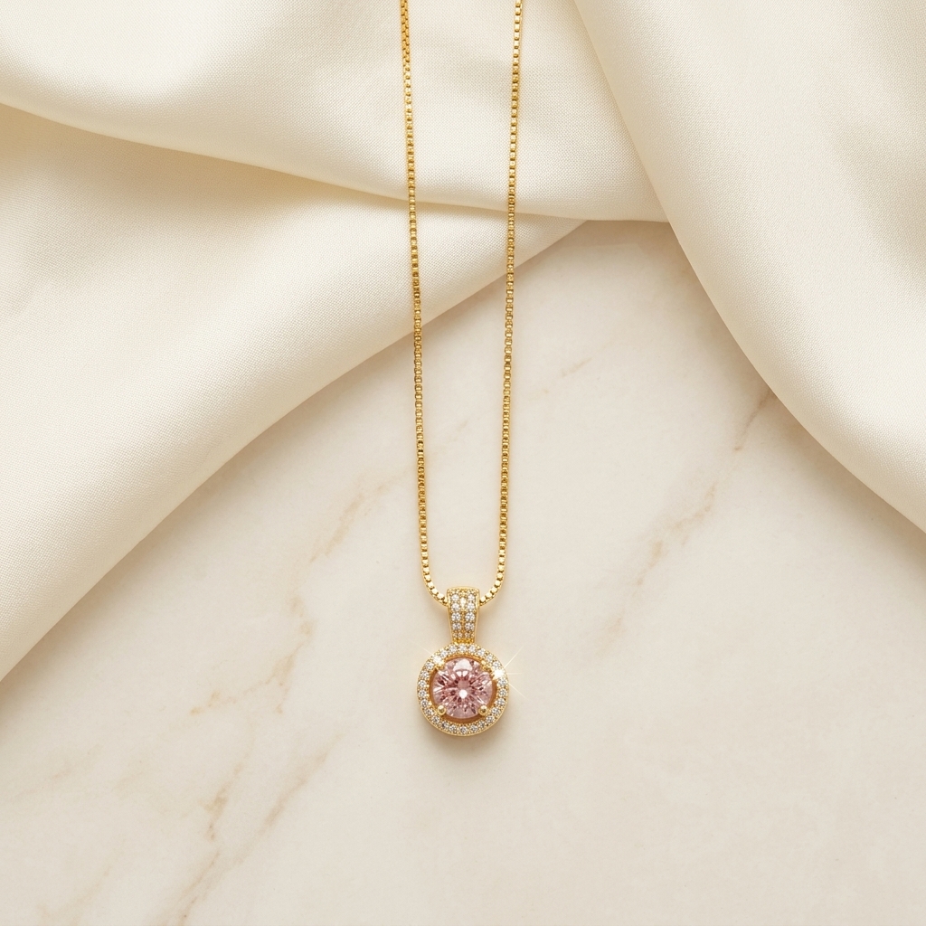 Blush Pendant - front view