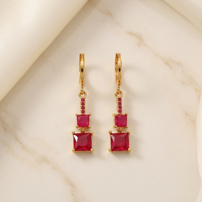 Ruby Dual Square - close-up detail view