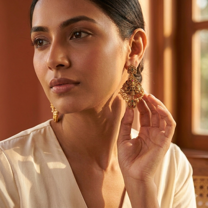 Peacock Earrings