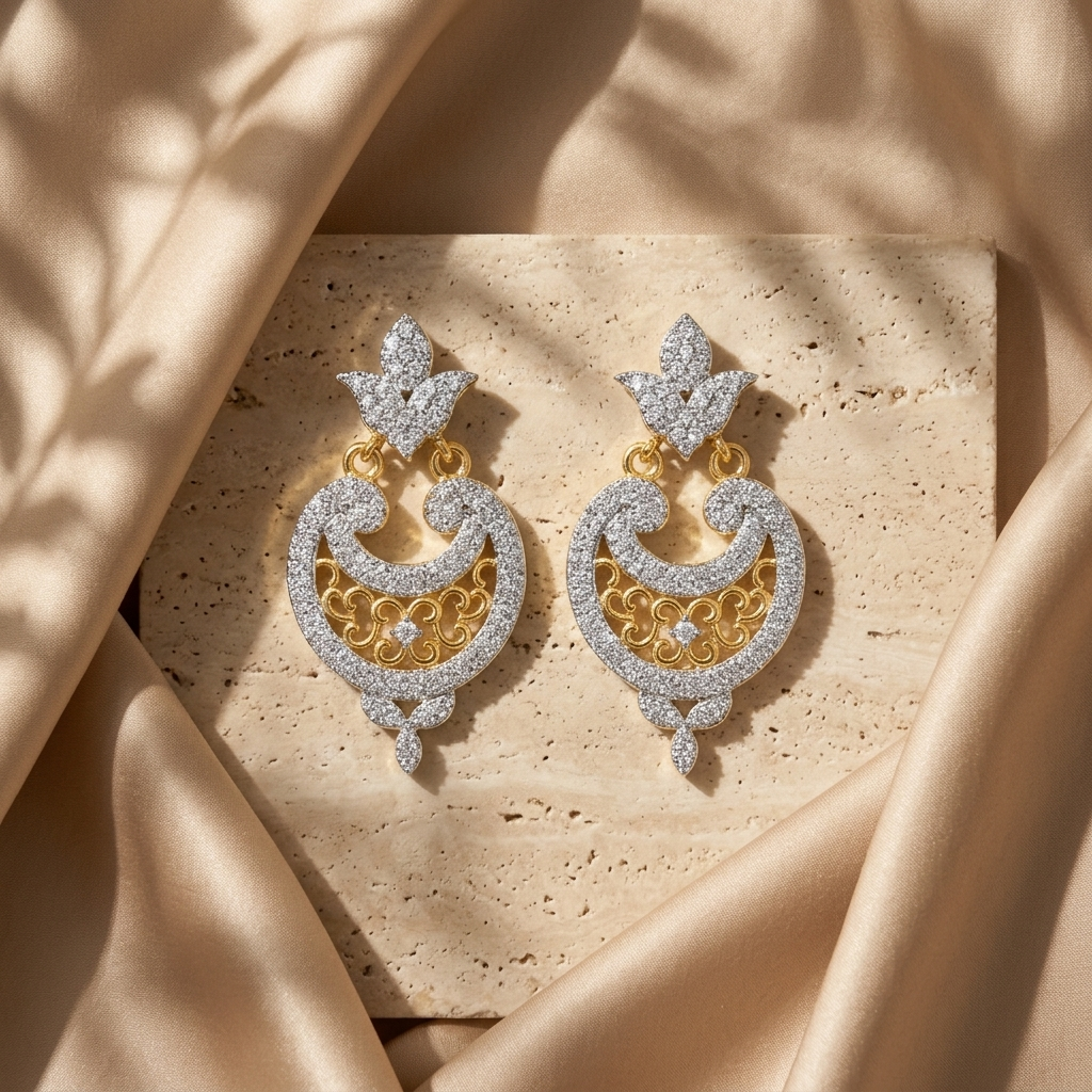 Dual-Tone Earrings