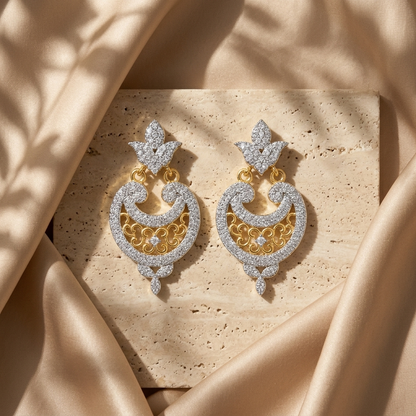Dual-Tone Earrings