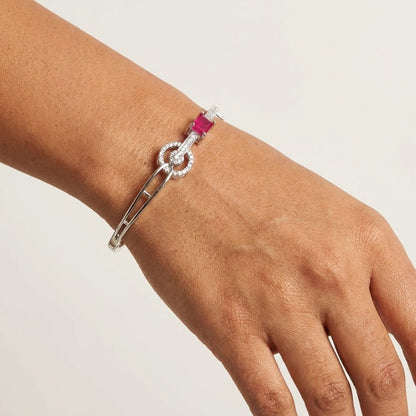 Rhoduim-tone Bangle