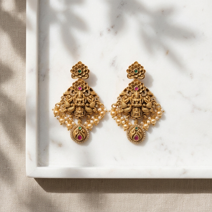 Peacock Earrings